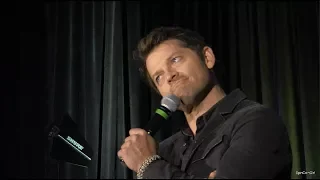 Misha Collins talking about wearing Jensen's clothes