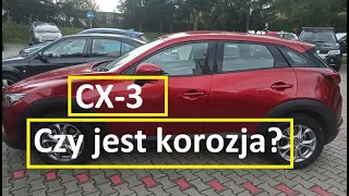 Mazda CX-3 bez konserwacji. Czy jest ruda na podwoziu? Rdza? Korozja?