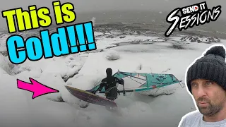 Windsurfing in a Freezing Storm!!!! + More stories - March - Send it Sessions 2024