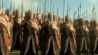 Mirkwood Elves Vs Haradrim | 18,000 Unit Lord of the Rings Cinematic battle