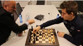 Magnus Carlsen Has ONLY 40 seconds vs Manager Agdestein (GAME 2)