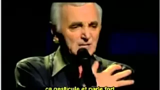 Charles Aznavour Comme ils Disent French & English subtitles