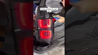 How to tint taillights the right way!