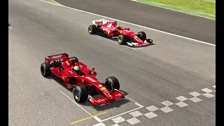 Ferrari F1 2017 vs Ferrari F1 2007 - Imola