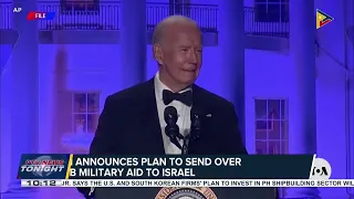 Pres. Biden announces plan to send over $1-B military aid to Israel