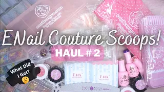 ENail Couture Scoops Unboxing (2 Scoops) | Was It Worth It? | 123 Go Nails, Bubble Gum Gel, Polishes