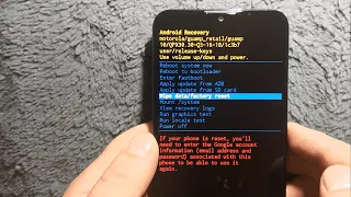 Motorola Moto G9 Play Hard reset/No Command solution