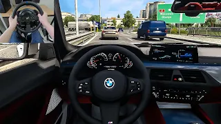 Euro Truck Simulator 2 - BMW M5 G30 [Steering Wheel Gameplay]