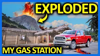 Gas Station EXPLODED in Gas Station Simulator Tidal Wave