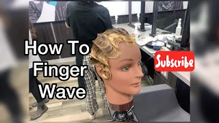 How To Finger Wave Tutorial Video (unedited)