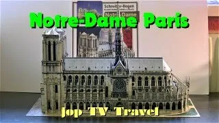 Notre-Dame Paris 1:300 (Kartonmodellbau) Schreiber-Bogen jop TV Travel