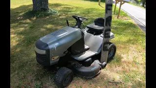 Fixing a free lawn tractor