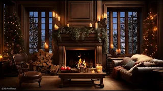 🔥Enchanted Winter Fireside Ambiance: Cozy Atmosphere by the Fire