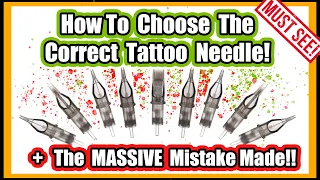 How To Tattoo Choosing The Correct Needles For Lining & Shading! + Do Not Make This Mistake!!!