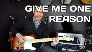 Give Me One Reason Tracy Chapman - Guitar Lesson with Erich Andreas