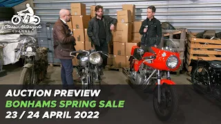 Bonhams motorcycle AUCTION PREVIEW for The Spring Sale - 23 / 24 April 2022