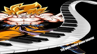 Dragon Ball Z: Dokkan Battle - TEQ Super Saiyan Goku Revival OST (Piano Tutorial)