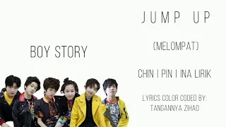 BOY STORY "JUMP UP" (Melompat) (Color coded/CHN | ROM | INA lirik)