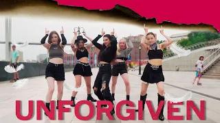 [ K-POP IN PUBLIC | ONE TAKE ] LE SSERAFIM (르세라핌) – 'UNFORGIVEN' dance cover by Moonrise Team