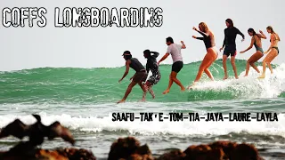 Coffs Longboarding - Tia/ layla/Laure/Jaya/Tom/Tak'e/Saafu