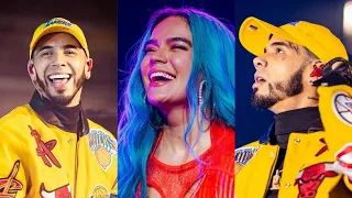 ANUEL PIERDE EL CONTROL CON KAROL G Y YAILIN EN CHILE