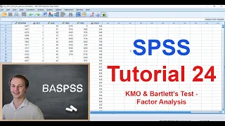 SPSS #24 - KMO & Bartlett's Test of Sphericity - Factor Analysis