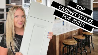 TOP Cabinet Door Styles for Kitchen Remodel in 2021 || MUST SEE!!