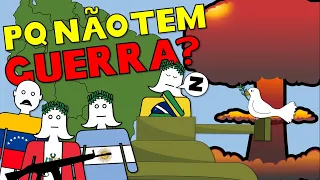 Por que a América do Sul é o continente mais pacifico?🕊️🌎