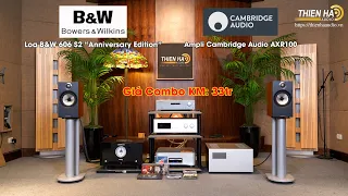 Ampli Cambridge Audio AXR100 + Loa B&W 606 S2 “Anniversary Edition” - Tinh Tế - Giá Combo KM: 33tr