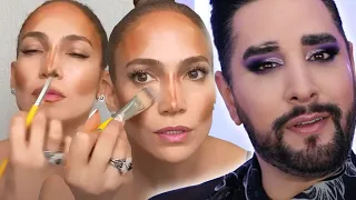 JENNIFER LOPEZ MAKEUP ROUTINE | Pro MUA Reacts