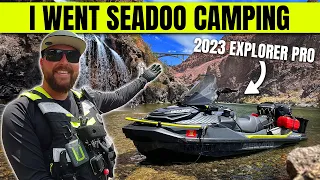 SOLO JET SKI CAMPING BELOW THE HOOVER DAM!