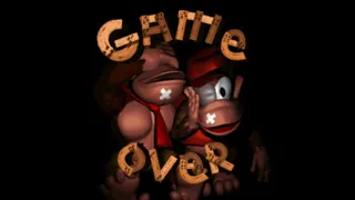 Donkey Kong Country SNES Game Over Screen