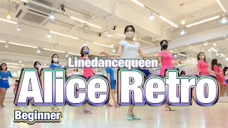 Alice Retro Line Dance l Beginner l 엘리스 레트로 라인댄스 l Linedancequeen