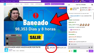 Cazé a un Streamer Usando Hacks en Directo! (lo banean)