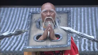 Monk in chains, still a master of martial arts.