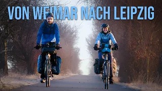 Radtour mit Wildcampen im Winter | Zucker-Bahnradweg