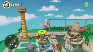 Krustyland Observation Tower Gold Brick - The Simpsons Adventure World - Lego Dimensions