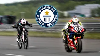 Fastest Towed Bicycle - Guinness World Records