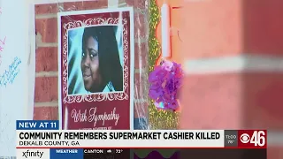 Community remembers supermarket cashier killed in DeKalb County
