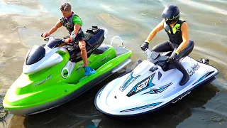 SUPER FAST "TOY" to "HOBBY" PROP-SKI vs. KYOSHO WAVE CHOPPER 2.0 | RC ADVENTURES