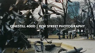 POV Street Photography on Film | Cinestill 400D | Canon AE-1