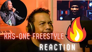 KRS-One - The Beginning Freestyle |REACTION|