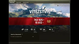 WOT/Frontova linie/19k dmg + 669k kreditu/CZ