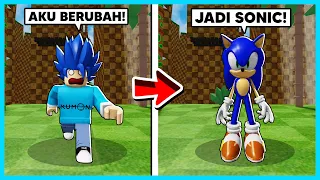 LARI KENCANG! Aku Mendapatkan Kekuatan Sonic! - Find Sonic Morph (Roblox)