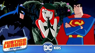 The Justice League Crash Poison Ivy's Wedding?! | Justice League Action | @dckids