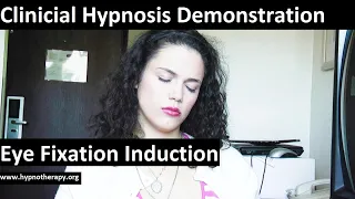 How to hypnotize someone with just your finger. Clinical hypnosis induction demonstration