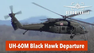 US Army UH-60M Black Hawk Helicopter - Start & Depart from Tri-Cities Airport (KTRI) 19Mar24