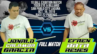 Batlle of the Tiger (Efren "Bata" Reyes" VS Jonald "Calamba" Garcia (San Pablo City,Laguna)