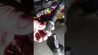 How to replace a cv joint (Easy way to fit a cv joint)