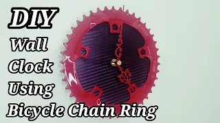 DIY Wall Clock from Bicycle Parts (Chain Rings)